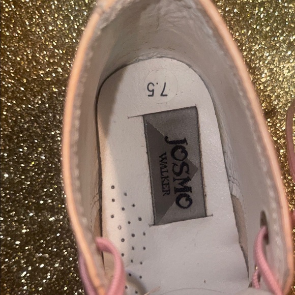 Josmo Light Pink Kids Boots with Dots - Picture 9 of 11